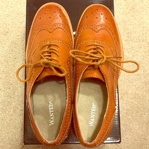 Cognac Women's Oxfords - Brand New